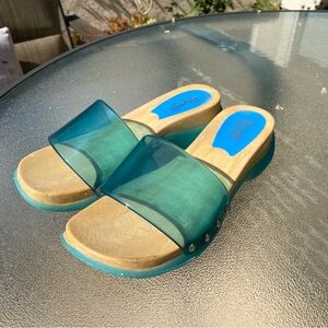 Vintage Y2K Roselli Italy Slides Sandals